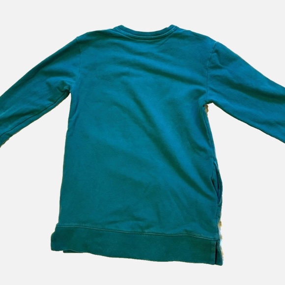 Primary kids tunic sweatshirt size 6-7, sunwashed teal - Picture 2 of 6